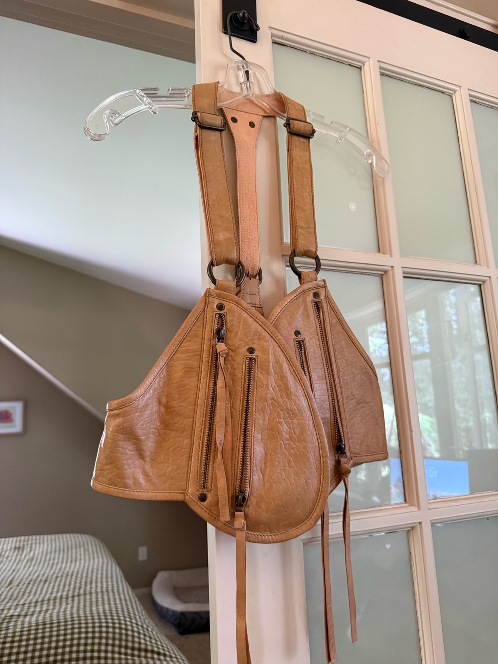 Sold Out Free People Leather Olympia Harness Bag